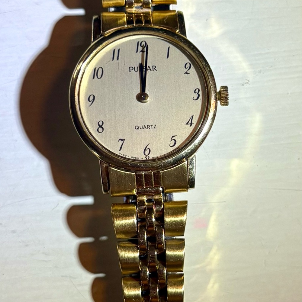 Pulsar Gold-Tone Classic Watch